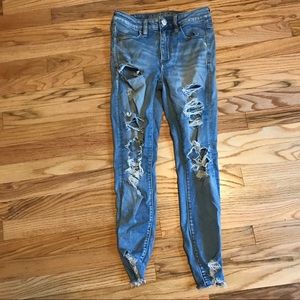 American Eagle Distressed Skinny Jeans